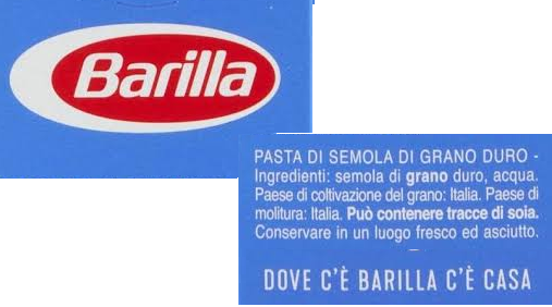 IO E BARILLA SIAMO FATTI DELLA STESSA PASTA